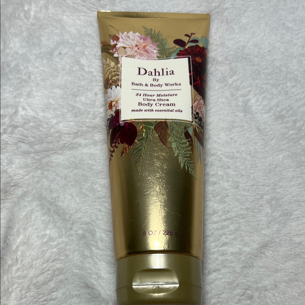 Bath & Body Works Dahlia Ultra Shea Body Cream - Gold and Brown